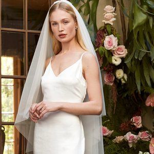 Forever Type of Love White Satin Sleeveless Mermaid Maxi Dress